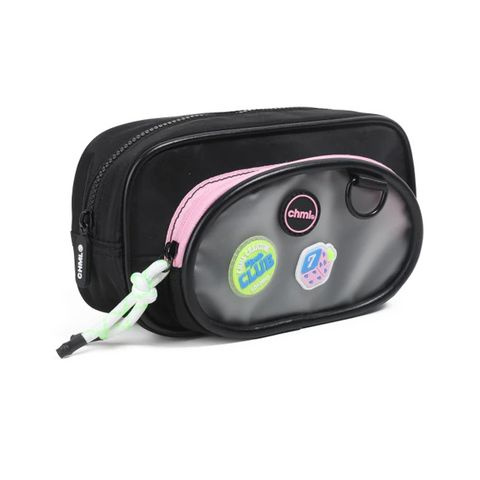 CARTUCHERA 2 CIERRES STREAMING 23X13CM CHIMOLA