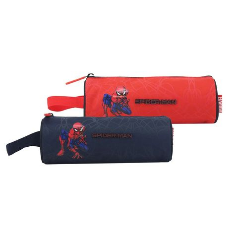 CARTUCHERA 1 CIERRE TUBO SPIDERMAN 22X8CM