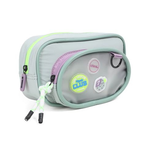 CARTUCHERA 2 CIERRES STREAMING 23X13CM CHIMOLA