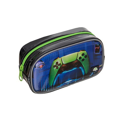 CARTUCHERA 1 CIERRE 3D POUCH GAMER 22X12X6CM FILGO