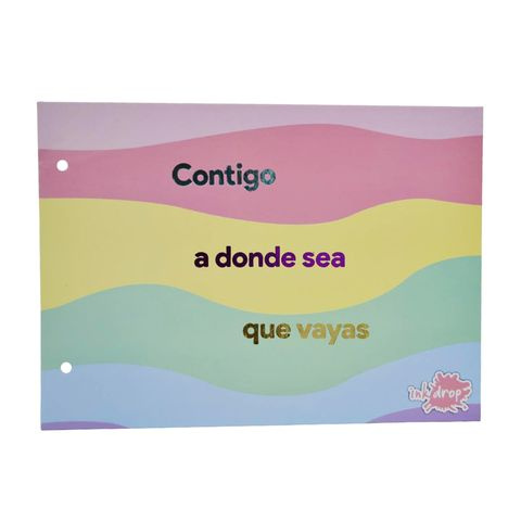 CARPETA Nº5 PASTEL GOLD X1 MODELOS SURTIDOS INKDROP