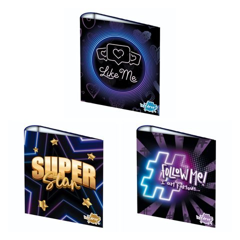 CARPETA CARTA 3X40 LIGHT X UNIDAD MODELOS SURTIDOS INKDROP