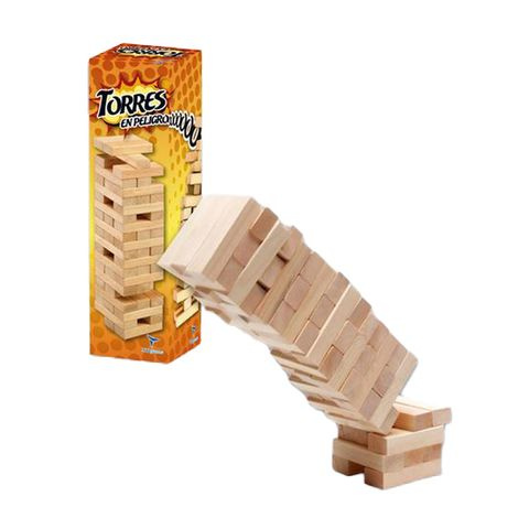 JUEGO JENGA TORRES EN PELIGRO EN CAJA